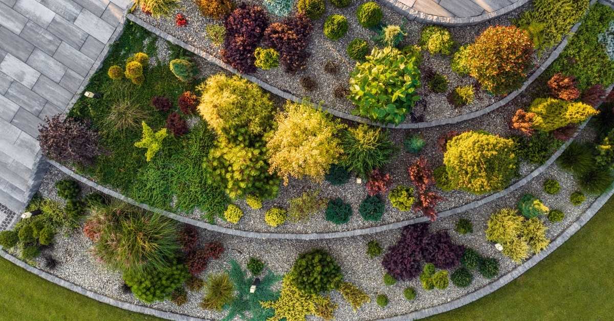 Skarpa_w_ogrodzie_z_poziomami_ogrodzonymi_obrzezami__obsadzona_iglakami__trawami__kwiatami