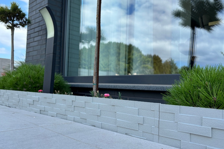 Obrzeże Palisada Stone 80 cm grafitowa