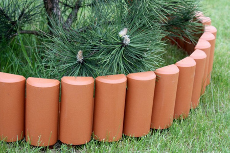 Palisada Rollborder 2,15 mb terakota (ceglasty)