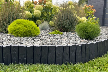 Palisada WOOD 58 cm czarna