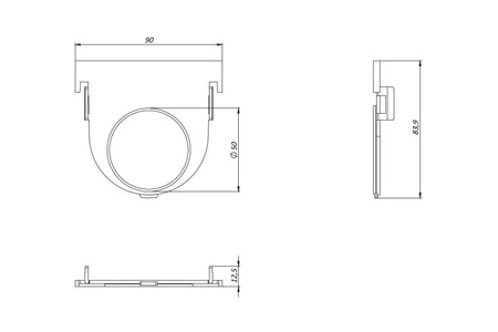 Zaślepka do odpływu Spark Easy1 