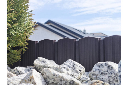 Palisada ogrodowa Stella Green 3,14 mb antracytowa