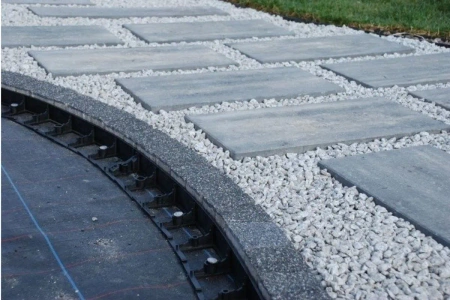 Obrzeże ogrodowe Ekobord Big 100mm + 2 szt. kotew