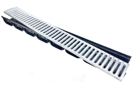 Odwodnienie liniowe Spark Easy2 DN100 z rusztem ocynkowanym kl. A15