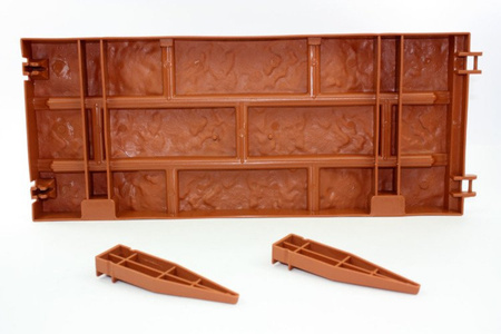 Murek ogrodowy 2,2 mb terakota (ceglasty)