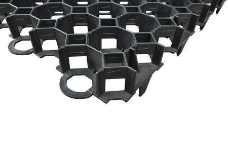 Kratka trawnikowa Ekogrid 50x50x4 cm czarna