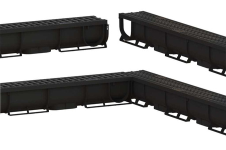 Odwodnienie liniowe Spark Easy1 DN70 z rusztem plastikowym kl. A15