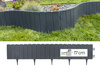 Ekopalisada ogrodowa 100 cm, wys. 17 cm Grafitowa