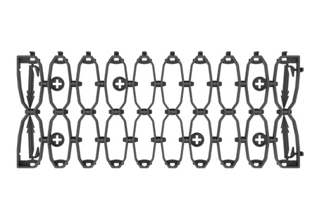Kratka trawnikowa czarna PROCUT 50x20x3 cm