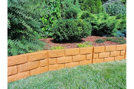 Murek ogrodowy 2,2 mb terakota (ceglasty)