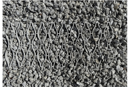 Kratka plastikowa ECO-WAVE 33.2 50x20x3,3 cm szara