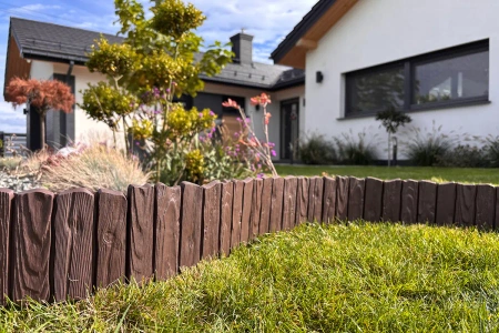 Palisada WOOD 58 cm brąz