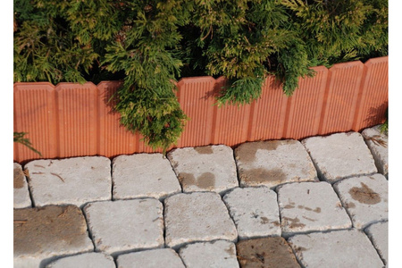 Ekopalisada ogrodowa 100 cm, wys. 22 cm Terakota