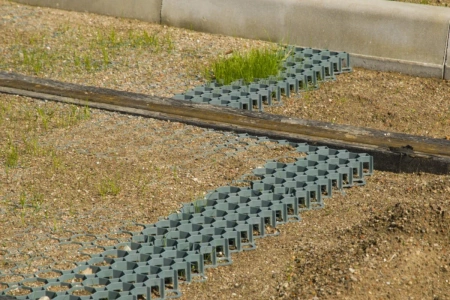 Kratka trawnikowa Stella Green 50x50x5 cm czarna