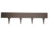 Obrzeże Palisada RATTAN 80 cm ciemny brąz (dark brown)