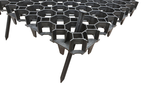 Kratka trawnikowa Ekogrid 50x50x4 cm czarna