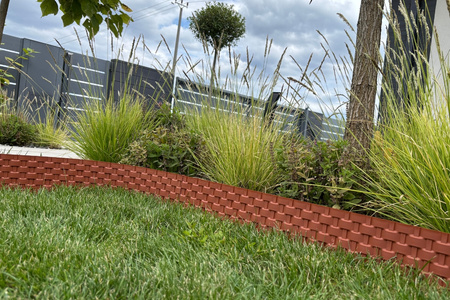 Obrzeże Palisada RATTAN 80 cm terakota (terracotta)