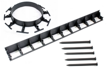 Obrzeże ogrodowe Ekobord Grand  78mm + 5 szt. kotew
