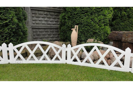 Płotek ogrodowy 2,3 mb biały