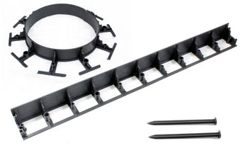 Obrzeże ogrodowe Ekobord Grand 78mm + 2 szt. kotew