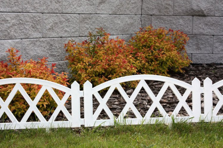 Płotek ogrodowy 2,3 mb biały