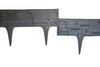 Obrzeże Palisada Stone 80 cm antracytowa