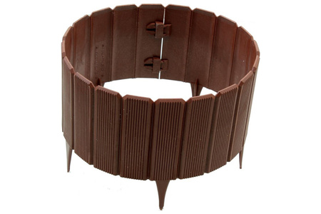 Ekopalisada ogrodowa 100 cm, wys. 17 cm Brązowa