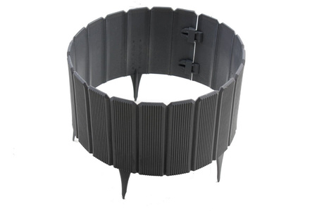 Ekopalisada ogrodowa 100 cm, wys. 22 cm Grafitowa