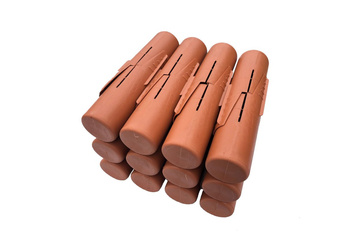 Palisada ruchoma z obrzeżem 2,0 m ceglasta