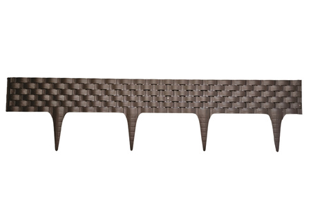 Obrzeże Palisada RATTAN 80 cm ciemny brąz (dark brown)