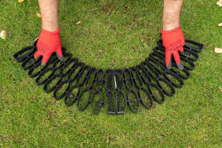 Kratka trawnikowa czarna PROCUT 50x20x3 cm