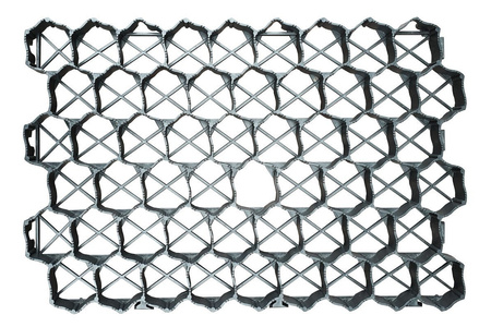 Kratka trawnikowa czarna Ekogrid 60x40x4 cm