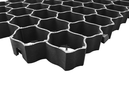 Kratka trawnikowa czarna Ekogrid 60x40x4 cm