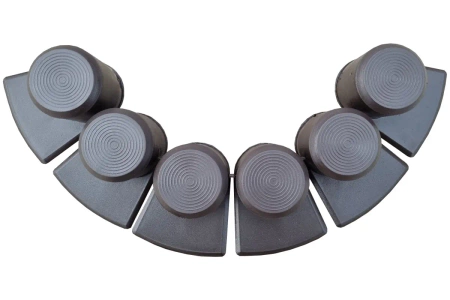 Palisada z najazdem 2,4 m brąz