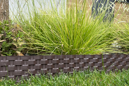 Obrzeże Palisada RATTAN 80 cm ciemny brąz (dark brown)