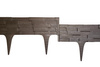 Obrzeże Palisada Stone 80 cm ciemny brąz