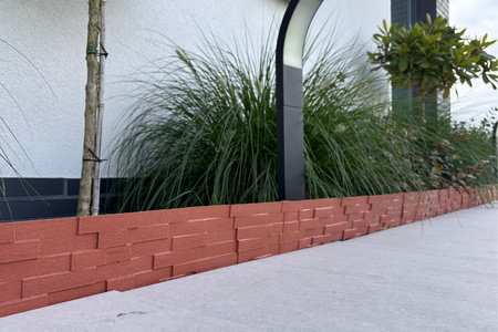 Obrzeże Palisada Stone 80 cm terakota