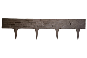 Palisada Stone 80 cm ciemny brąz