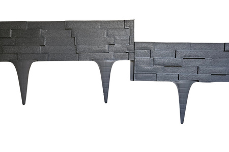 Obrzeże Palisada Stone 80 cm antracytowa