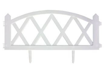 Płotek ogrodowy 2,3 mb biały