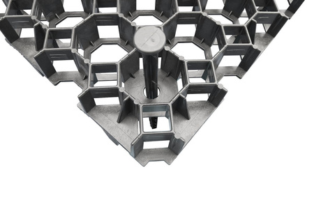 Kratka trawnikowa Ekogrid 50x50x4 cm czarna