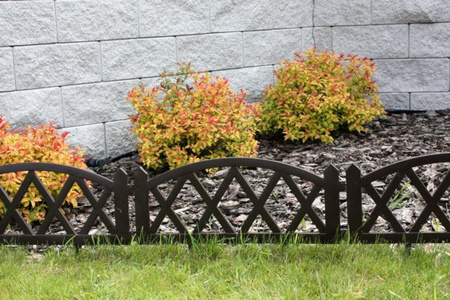 Płotek ogrodowy 2,3 mb brązowy