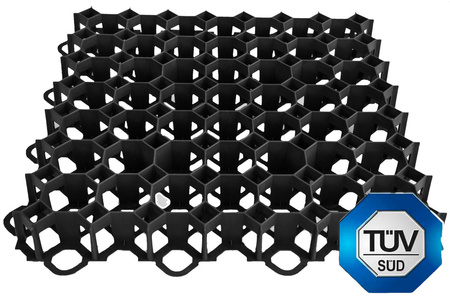 Kratka trawnikowa Stella Green 50x50x5 cm czarna