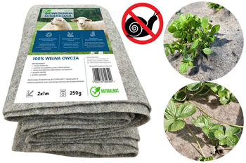 Biowłóknina ściółkująca NA METRY - Szerokość 2mb
