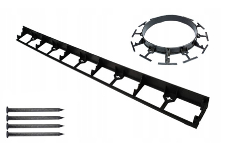 Obrzeże ogrodowe OPL STRONG 45mm + 4 szt. kotew