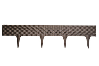 Obrzeże Palisada RATTAN 80 cm ciemny brąz (dark brown)