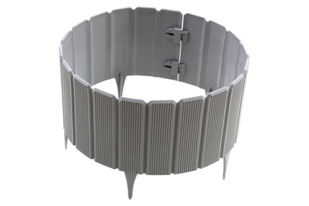 Ekopalisada ogrodowa 100 cm, wys. 17 cm Szara