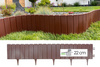 Ekopalisada Palisada ogrodowa 100 cm, wys. 22 cm Brązowa