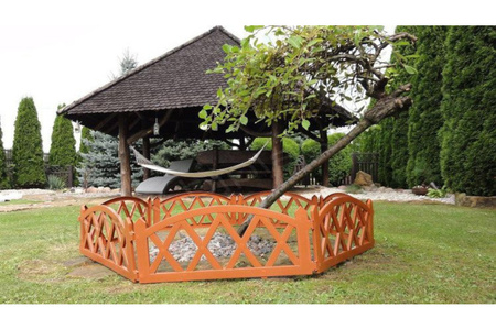 Płotek ogrodowy 2,3 mb ceglasty (terakota)