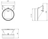 Zaślepka z odpływem fi 110mm Spark Easy2